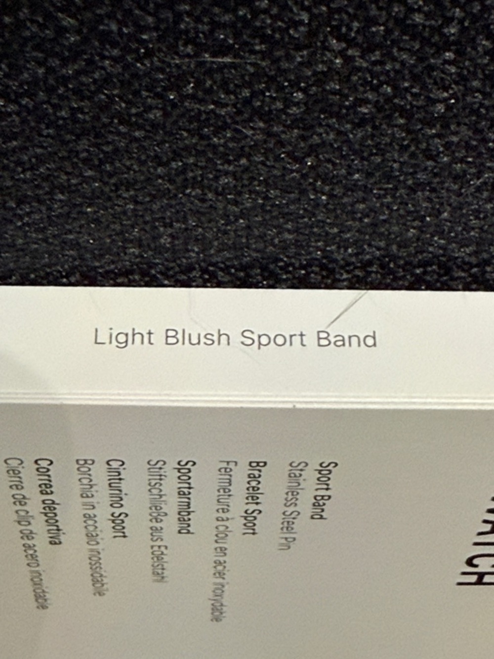 Apple Light Blush Silicone Sport  Band for Apple 42mm Watch - Picture 3 of 5